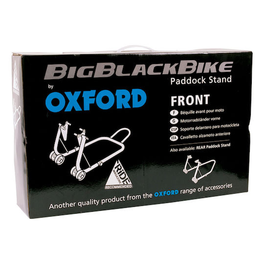 Oxford Big Bike Paddock Stand Σταντ Ανύψωσης Μπροστινού Τροχού Μοτοσυκλέτας με Μέγιστο Βάρος 200kg
