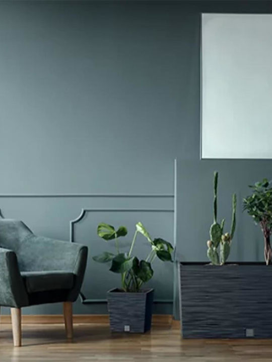 Next Furu Planter Plastic Gray 29.5x29.5x29cm.