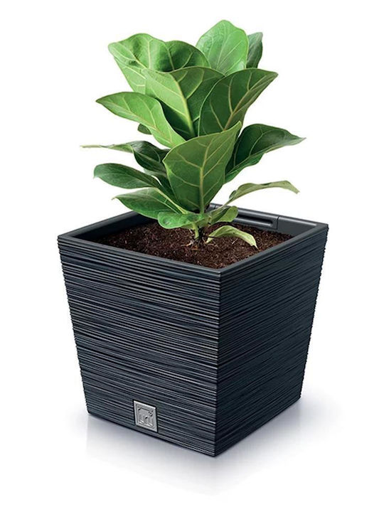 Next Furu Planter Plastic Gray 29.5x29.5x29cm.