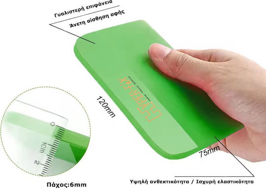 Hyper Fix Шпатула Пластмаса с Пластмасова Дръжка Комплект 3бр 8389887