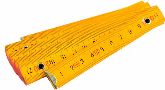 Ν.574131 Wooden Folding Ruler 1m