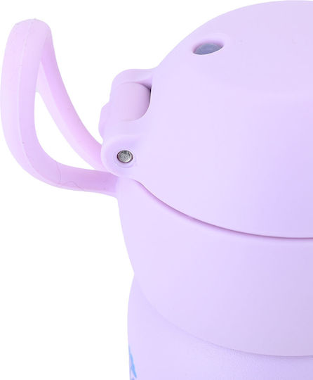 Estia Wonder Bottle Save The Aegean Kids Water Bottle Thermos Stainless Steel with Straw Non Spill 350ml