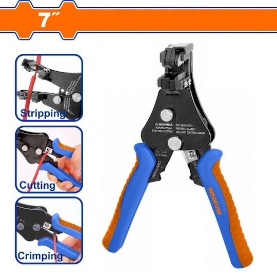 Wadfow Clește pentru mufe cu decablator & Mecanism cu arc (Lungime 178mm)