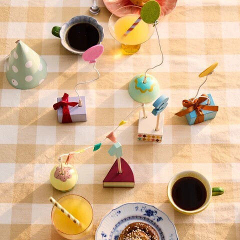 Kids Concept Wooden Birthday Decoration Set Kid's Hub