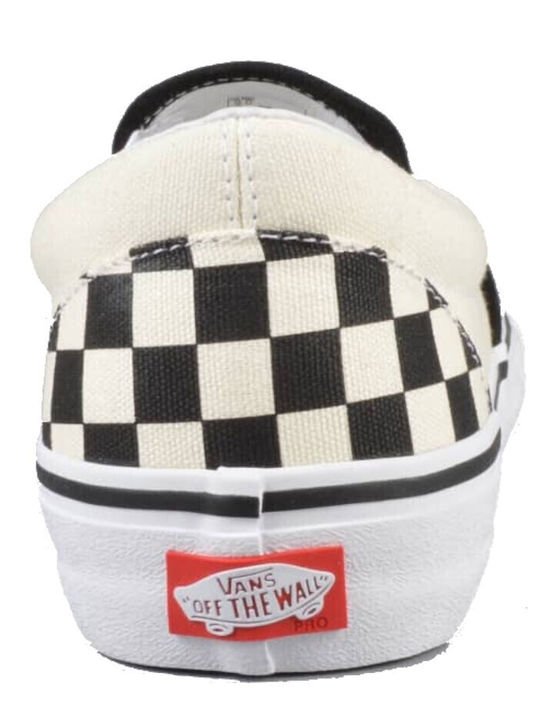 Checkerboard Πάνινα Ανδρικά Slip-On Λευκά