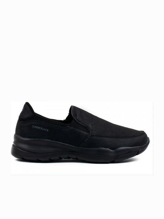 Agatha Men's Slip-Ons Black