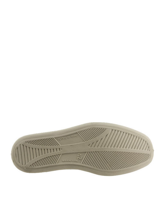 558 Stoff Herren Slip-Ons Schwarz