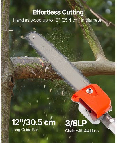 Vevor Vevor Garden Multi Tools Gasoline 2 in 1 Chainsaw Extension