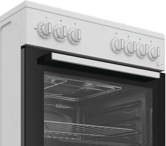 Indesit Gasherd 73Es B60cm. Weiß