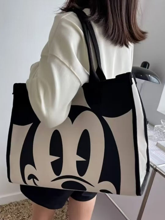 King Υφασμάτινη Τσάντα Mickey Πολλαπλών Χρήσεων 100% Ανακυκλώσιμα Υλικά 40χ29 Εκ