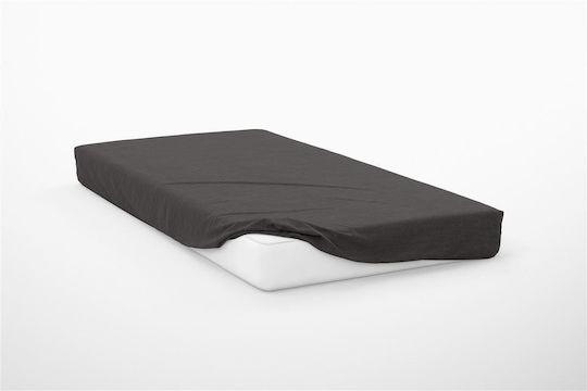 Dimcol für Einzelbett 100x200+30cm mit Gummizug Exotic Line Anthracite