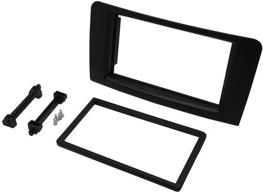 Connects2 DIN Fascia Panels 2 Din Front Panel R/CD-Screen Mercedes C Class Facelift W203 2004 –2007 for Mercedes-Benz C Class 2004 –2007