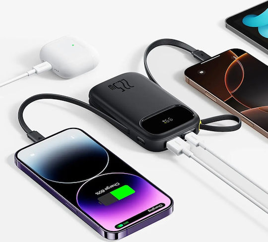 Baseus EnerFill FC31 Power Bank 10000mAh 22.5W με Θύρα USB-A και Θύρα USB-C Μαύρο