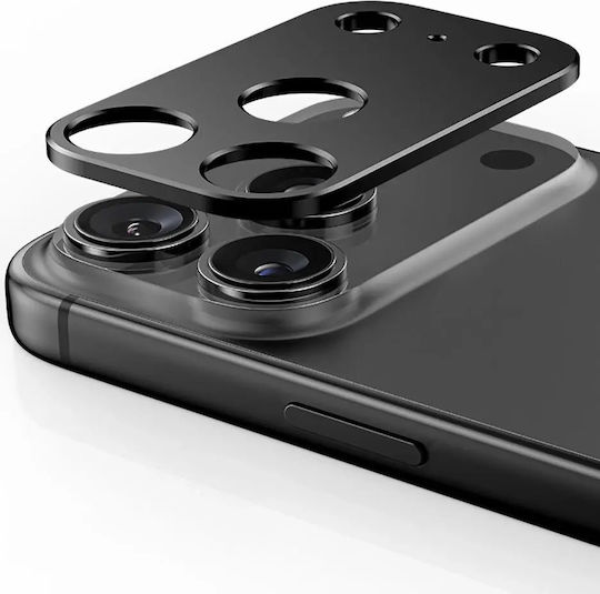 Tech-Protect Camalloy Fit+ Mobile Camera Protector Metal Frame Black for iPhone 17 Pro