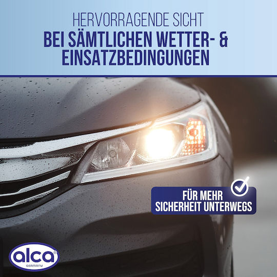 Alca 2 Pieces HIR2 Halogen Car Lamp I PX22d I 12V 55W Halogen Headlight Lamp I +200% More Brightness I Headlight Lamp I E-mark I Vehicle