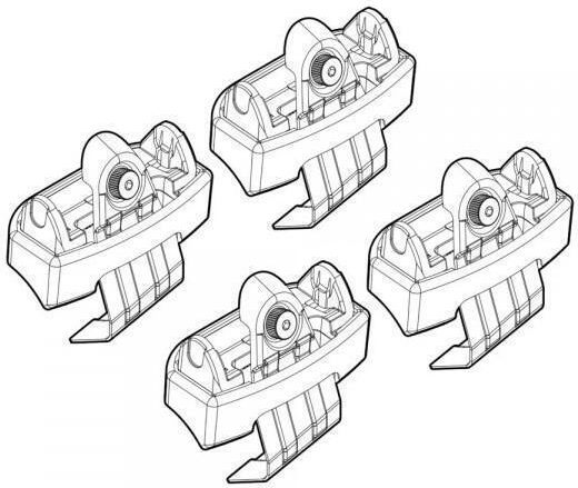 Nordrive Roof Bar Legs Nordrive Renault Rafale 04/2024+ 4 Pcs N21271