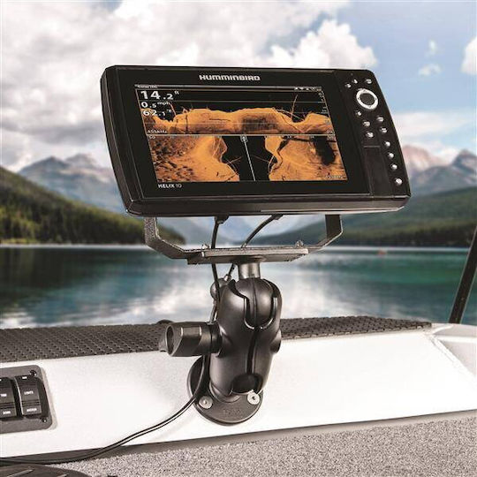 Ram Mounts Ram стойка с топче за монтаж с пробиване Humminbird Helix 8-10 & Solix 10