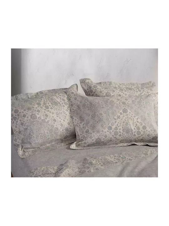 Nef-Nef Homeware Bettwäsche-Set Überdoppel 240x270cm. Demand Lilac 4Stück