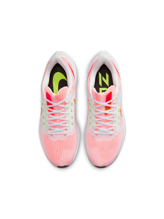 Air Zoom Pegasus 39 Sport Shoes Running White / Total Orange / Bright Crimson / Black