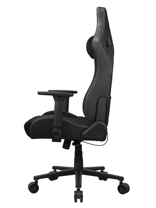 Cougar Defensor GOLD F Υφασμάτινη Καρέκλα Gaming με Ρυθμιζόμενα Μπράτσα Μαύρη