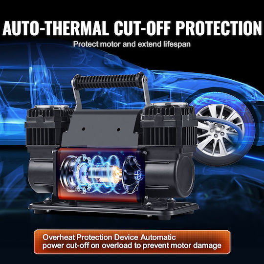 Vevor Τρόμπα Αυτοκινήτου 10.6CFM 150PSI με Καλώδιο Αναπτήρα 12V