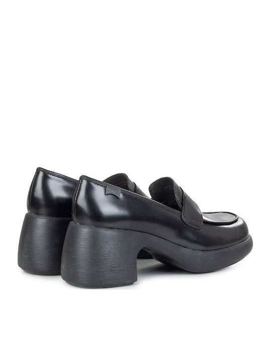 Leather Black Heels Thelma