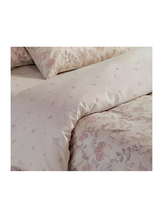 Nef-Nef Homeware Bettwäsche-Set Überdoppel 240x270cm. Carena L.grey 4Stück