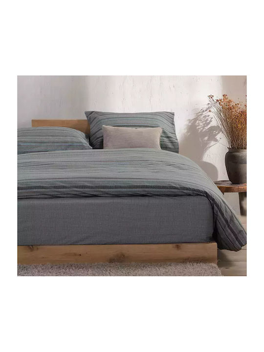 Nef-Nef Homeware Bettwäsche-Set Einzel 170x270cm. Degree Denim 3Stück