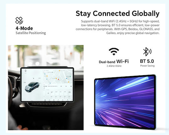 Teclast P50 2025 4G 11" Tablet (8GB/128GB) Μπλε