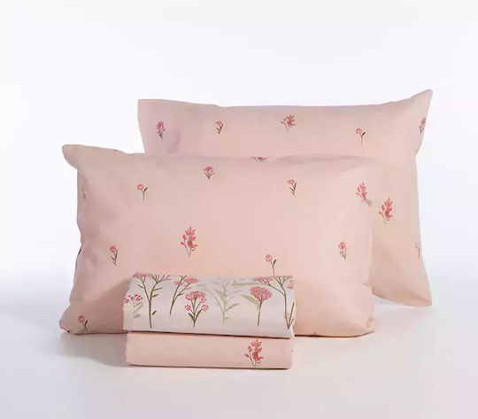 Nef-Nef Homeware Fragesca Σετ Σεντόνια Υπέρδιπλα 240x270εκ. Ecru (4τμχ)