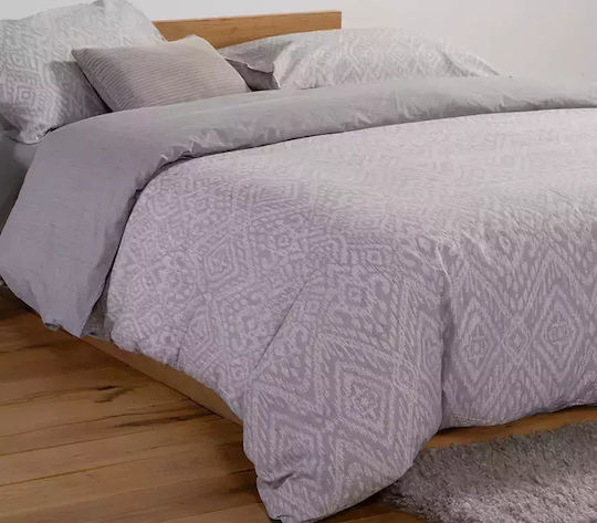 Nef-Nef Homeware Sheet Sets Queen 240x270cm. Orion Grey 4pcs