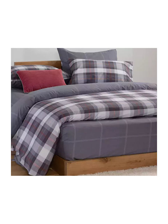 Nef-Nef Homeware Racket Σετ Σεντόνια Διπλά 200x270εκ. Denim (4τμχ)