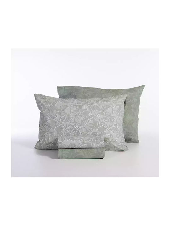Nef-Nef Homeware Sheet Sets Double 200x270cm. Dazier Green 4pcs