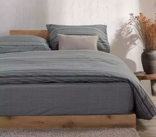 Nef-Nef Homeware Bettwäsche-Set Überdoppel 240x270cm. Degree Denim 4Stück