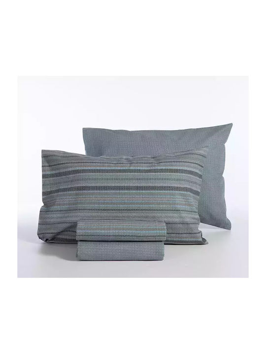 Nef-Nef Homeware Bettwäsche-Set Doppel 200x270cm. Degree Denim 4Stück