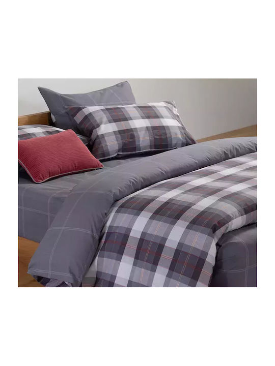 Nef-Nef Homeware Bettwäsche-Set Überdoppel 240x270cm. Racket Denim 4Stück