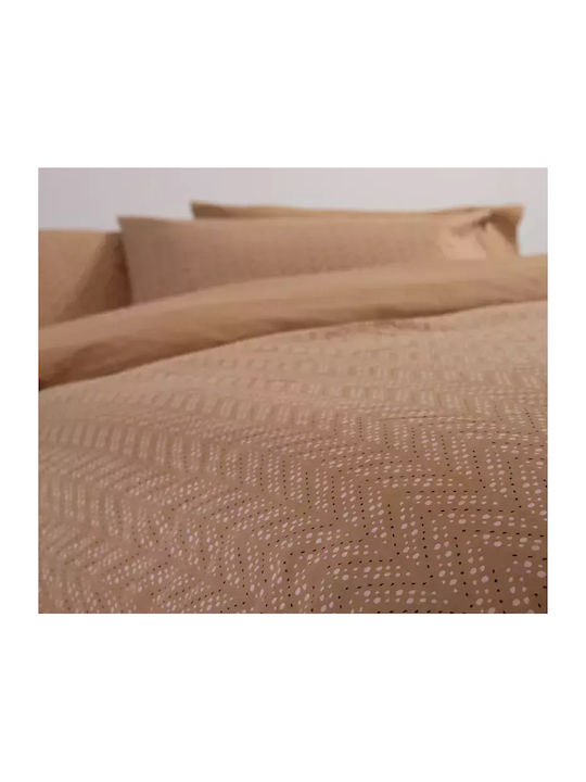 Nef-Nef Homeware Sheet Sets Double 200x270cm. Suspen Caramel 4pcs