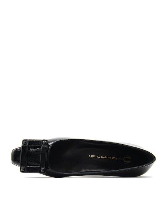 Leder Pumps Schwarz