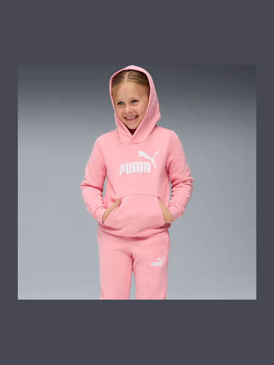Kids Sweatpants Set Pink 2pcs Sweat Suit Fl