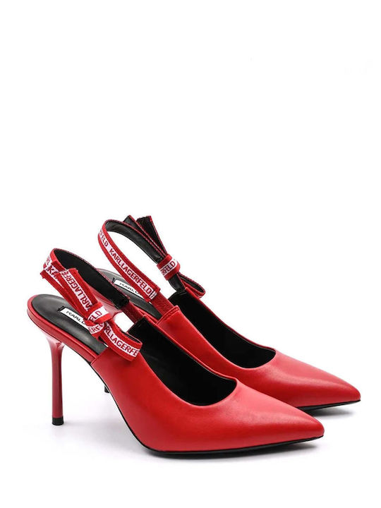 Red Heels with Strap