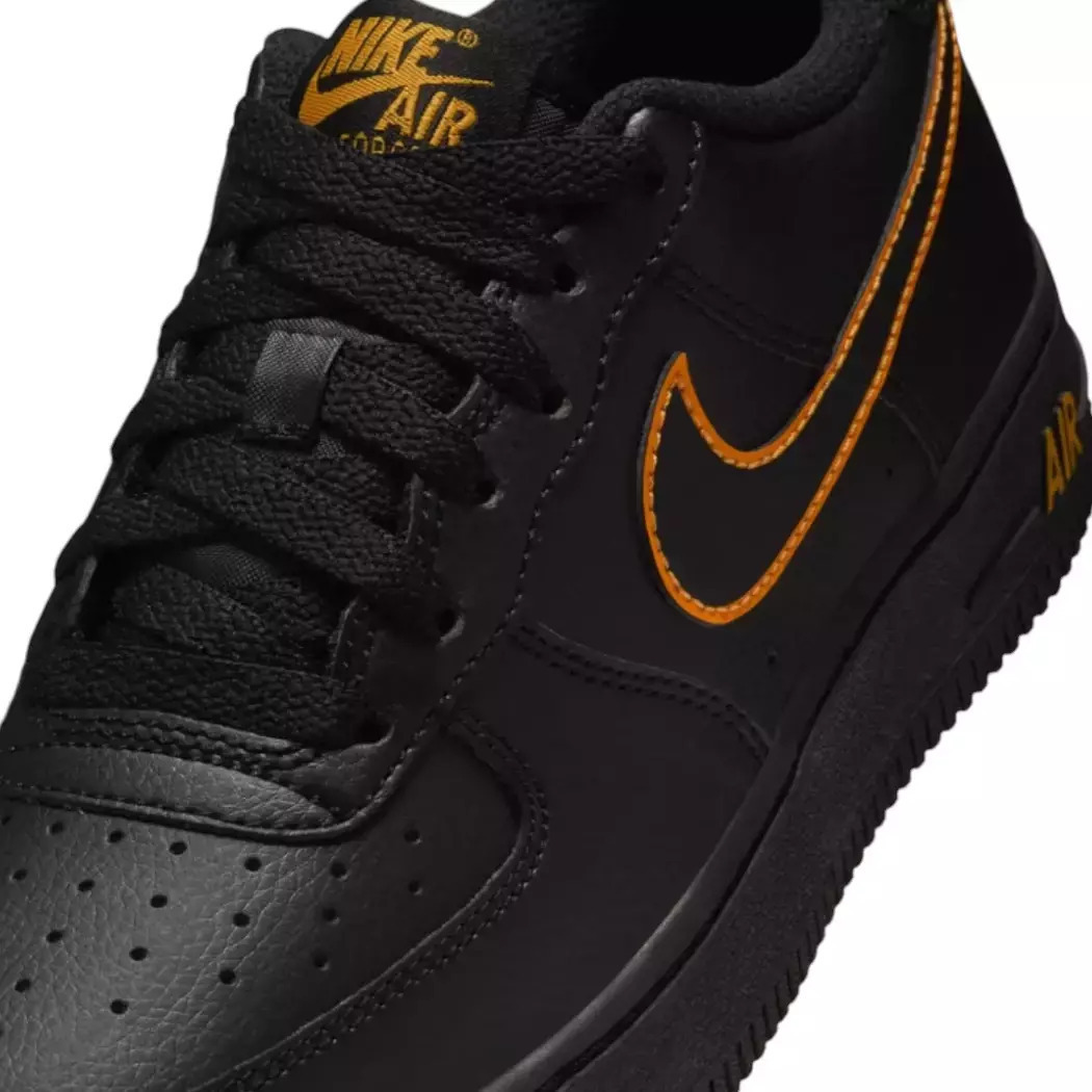 air forces 1 black and gold