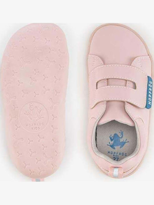 Kinder Sneaker Barfuß mit Bügel- und Schleifenverschluss Rosa