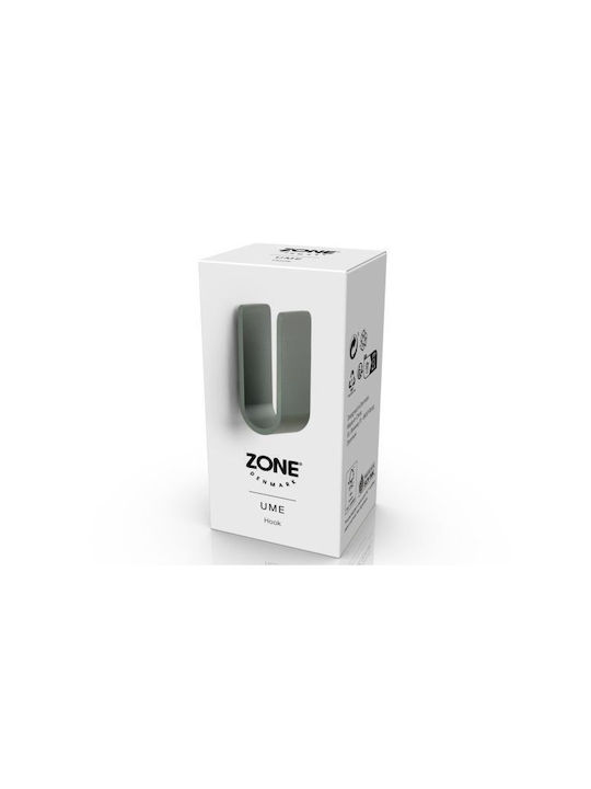 Zone Denmark Άγκιστρο Μπάνιου Μονό με Βίδες ​3.5x3.4cm Πράσινο