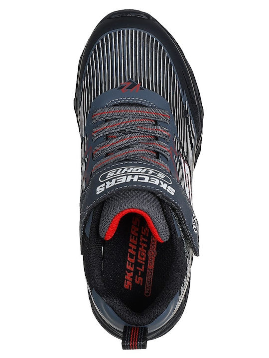 Vortex 2.0 Παιδικά Sneakers με Σκρατς & Φωτάκια Μαύρα