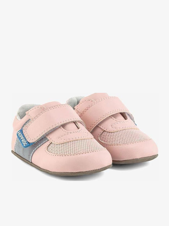 Hopfrög Βρεφικά Sneakers Αγκαλιάς Ροζ