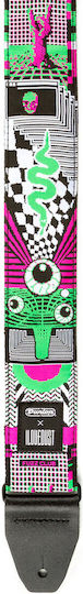 Dunlop Ild-14 Guitar Strap I Love Dust Mnemonic Fuzz