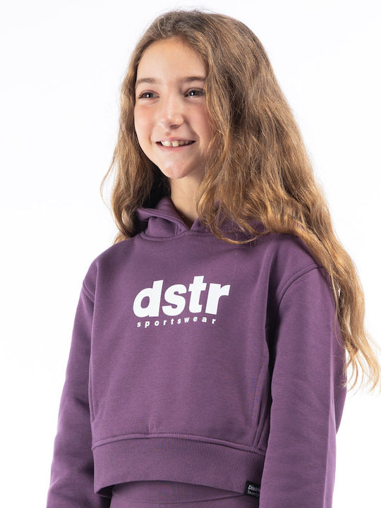 Kinder-Sweatshirt mit Kapuze Purple