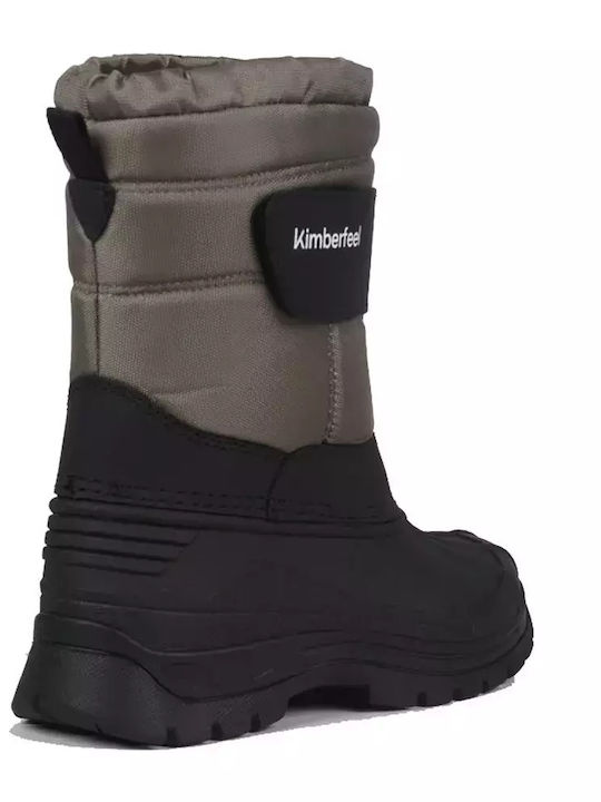 Kinderstiefeletten mit Klettverschluss Grün