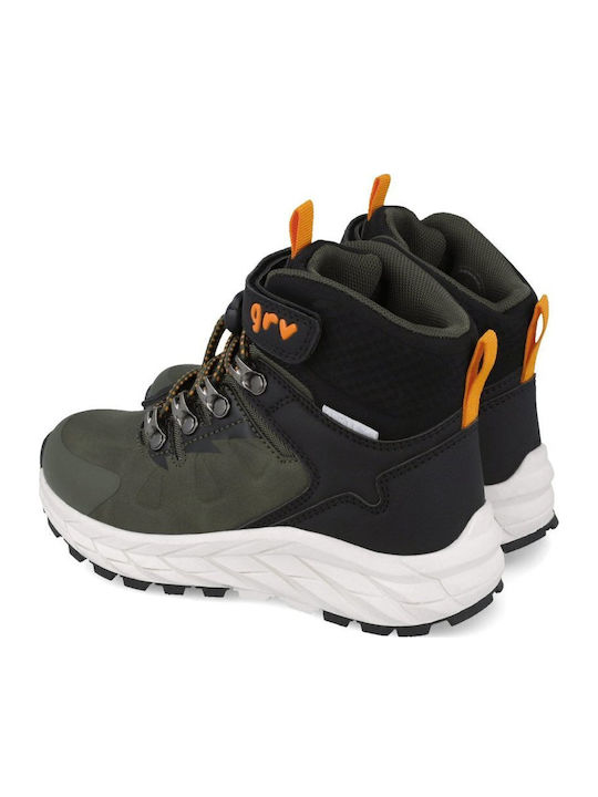 Anatomice Ghete Copii cu Velcro Kaki