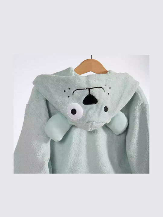 Nef-Nef Homeware Детски Халат Life In The City Син с Качулка